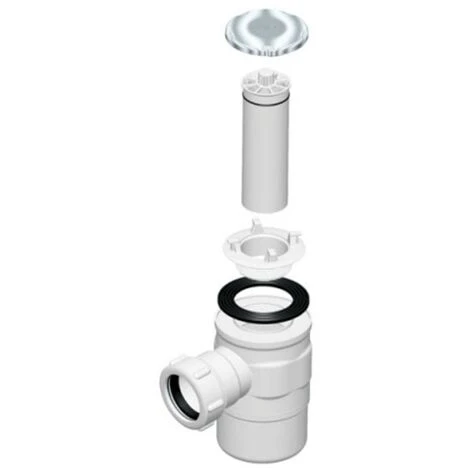 AKW Tuff Form Rectangular Wet Room Former With GW50 Vinyl Waste And Adaptor 1400mm X 900mm - Image 5