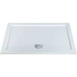 MX Elements Rectangular Shower Tray With Waste 1300mm X 700mm Flat Top
