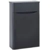 Orbit Contour Back To Wall WC Unit 500mm Wide - Graphite Grey