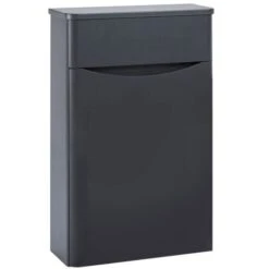 Orbit Contour Back To Wall WC Unit 500mm Wide - Graphite Grey