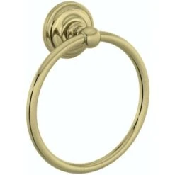 Accents 1805 Antique Gold Towel Ring
