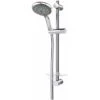 Triton Shower Kit Chrome Adjustable Slider Riser Rail Tray Anti Twist Hose