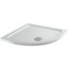 Modern Quadrant Shower Tray 900 X 900mm Low Profile Slimline Lightweight White