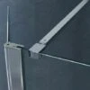 Shower Screen Support Bar Panel Fixed Glass To Wall Wet Room Enclosure 565 Mm