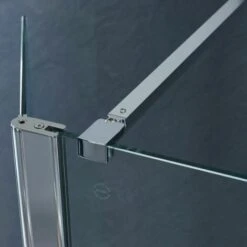 Shower Screen Support Bar Panel Fixed Glass To Wall Wet Room Enclosure 565 Mm