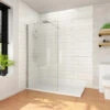 ELEGANT Walk In Wetroom Shower Enclosure 900mm Shower Screen Panel 8mm Easy Clean Glass Frameless
