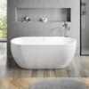 Freestanding Modern Double Ended Bath 1660mm - Olivia By Voda Design