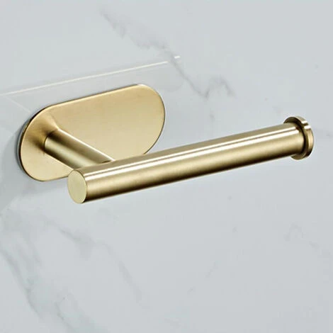 Livingandhome Wall Toilet Roll Holder Self, Gold - Image 3