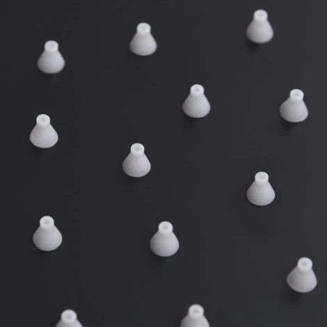 Rain Shower Head Stainless Steel 20 Cm Round Black VidaXL - Image 5