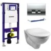 Geberit Duofix 1.12m WC Frame UP100 Delta Cistern & Delta50 Flush Plate & Pan