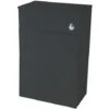 Orbit Verona Back To Wall WC Unit 600mm Wide - Gloss Anthracite