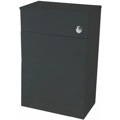 Orbit Verona Back To Wall WC Unit 600mm Wide - Gloss Anthracite