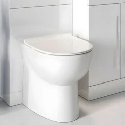 Orbit Riva Rimless Back To Wall Toilet Pan 510mm Projection - Excluding Seat