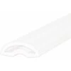 Shower Door Threshold Strip | Wetroom Barrier | Stick To Floor/Tray | Flexible Rubber Material | White Finish | SEAL119W (80cm)