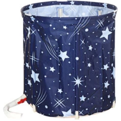 Folding Bathtub Folding Adult Bath Bucket 70x65cm