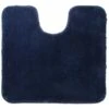 Pedestal Mat “Angora 55x60 Cm Blue Sealskin