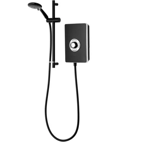 Triton Aspirante Enhance Electric Shower 9.5kW Matte Black 5 Spray Head Modern - Image 2