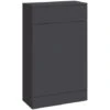 Orbit Life Back To Wall WC Unit 500mm Wide - Matt Grey