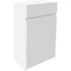 Orbit Classica Traditional Back To Wall WC Unit 500mm Wide - Chalk White