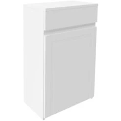 Orbit Classica Traditional Back To Wall WC Unit 500mm Wide - Chalk White