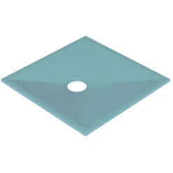 AKW Tuff Form Wet Room Former 1200mm X 1200mm With GW90 Low Depth Gravity Waste For Vinyl Floor