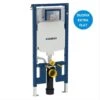 Geberit UP720 Extra-flat Stand 114 Cm Support Frame, Space-saving, With Sigma Concealed Cistern (111.796.00.1)
