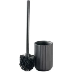 Harbour Housewares Concrete Toilet Brush - Black
