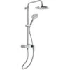 Swiss Aqua Technologies Shower Column With Mechanical Mixer, White/Chrome (SATSSPKP)
