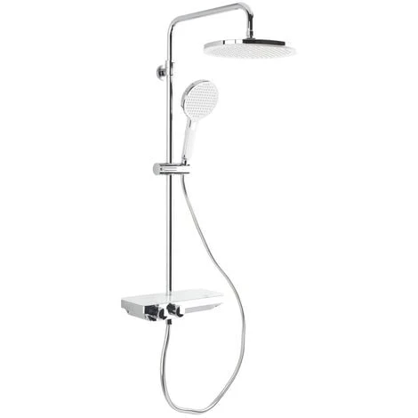 Swiss Aqua Technologies Shower Column With Thermostatic Mixer And XXL Shower Head 255mm, Chrome (SATSSTPBCH)