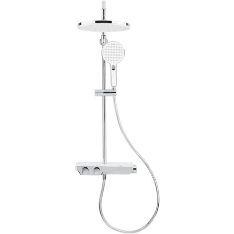 Swiss Aqua Technologies Shower Column With Thermostatic Mixer And XXL Shower Head 255mm, Chrome (SATSSTPBCH) - Image 2