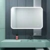 Lisa 500x700mm Illuminated LED Bathroom Mirror With Demister Pad Touch Sensor 3 Color Dimmable Wall Mounted Vertical Horizontal