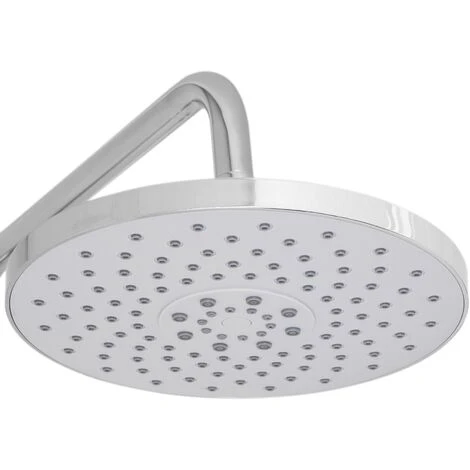 PrimeMatik - Chrome Telescopic Shower Column With Single-lever Mixer Tap, Overhead Shower Head, Hand Shower Head And Flexible Hose - Image 5