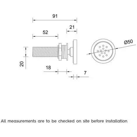 Mode Round Shower Body Jet - Image 3