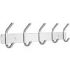 LangRay Wall Mounted Coat Rack With 5 Hooks - Stainless Steel Wall Coat Rack, Modern Design Coat Rack Hook, Bathroom Towel Rack For Bedroom Hallway