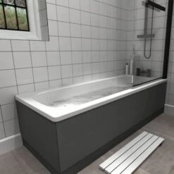 Duchy Single Ended Steel Bath 1700mm X 700mm - 2 Tap Hole