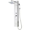 Shower Panel With Single Lever Mixer TAHITI Stainless Steel SCHÜTTE