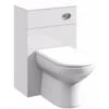 Duchy Alaska Back To Wall WC Toilet Unit 500mm Wide - Gloss White