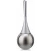 Freestanding Toilet Brush Holder Stainless Steel Polished Brushed Finish WC Set Bathrooms (Brush Included)-Silver