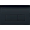 Geberit Delta 50 Dual Flush Plate, Black (115.119.DW.1)