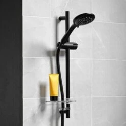 Triton Kian 8000 Series Shower Kit Adjust Riser Rail Hose Handset Black