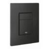 Grohe Even Two-touch Flush Plate, Anti-fingerprint Technology, Matt Black (38966KF0)