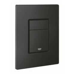Grohe Even Two-touch Flush Plate, Anti-fingerprint Technology, Matt Black (38966KF0)