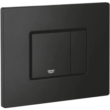 Grohe Even Two-touch Flush Plate, Anti-fingerprint Technology, Matt Black (38966KF0) - Image 5