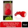 Portable Outdoor Sports Wireless Speakers - Red