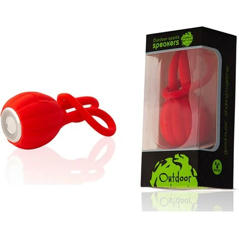 Portable Outdoor Sports Wireless Speakers - Red - Image 4