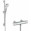 Hansgrohe Crometta Ecostat Thermostatic Bar Mixer Shower Valve Bathroom Chrome