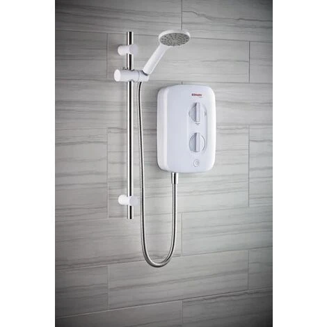 Dimplex Vital Instantaneous Push Button 9.5kW White Electric Shower - Image 2