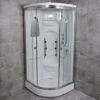 Shower Enclosure Cubicle Cabin Cubicle With Body Jets / Non Steam No Electrics