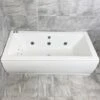Kai 1700 X 800mm Whirlpool Acrylic Spa Bath - 6 Jet / 11 Jet With Light Option, 6 Jets-Standard Bath