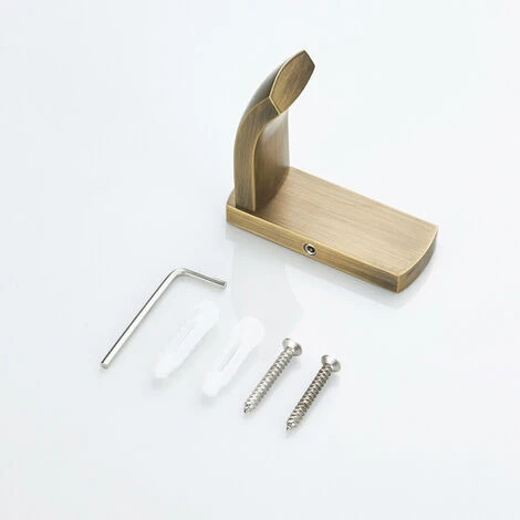 Towel Hook Home Bath Robe Hooks Brass Bathroom Coat Hooks Wall Mounted Multi-Purpose Hook, Brushed Bronze - Image 5